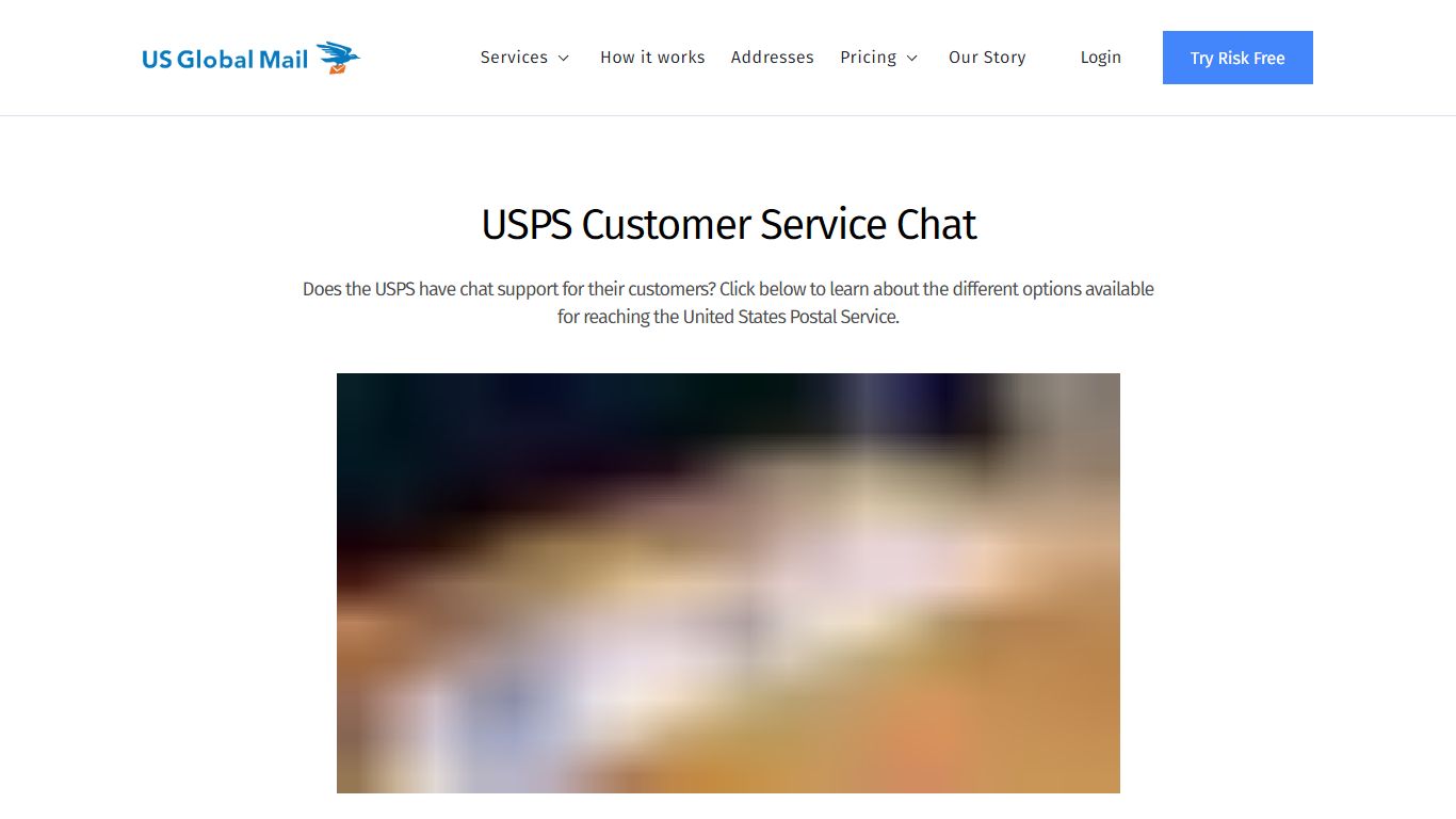 USPS Customer Service Chat - US Global Mail